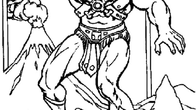 He man free coloring pages with other characters