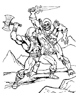 He man coloring pages
