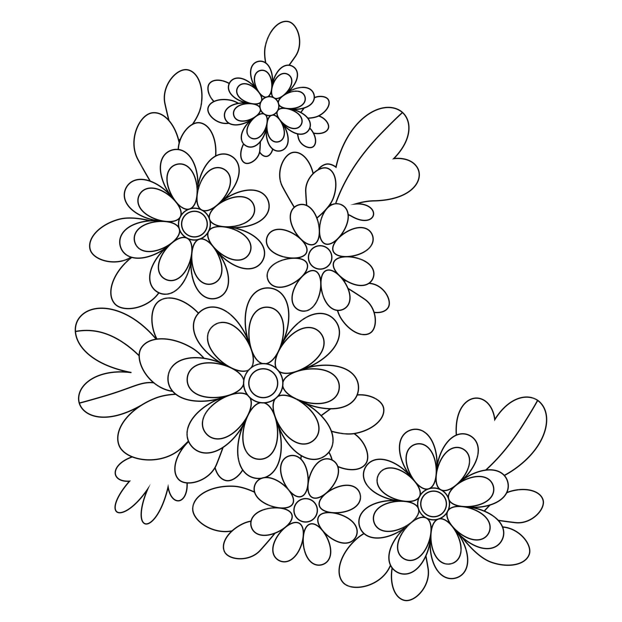 Premium vector mexican embroidery symmetrical position coloring page