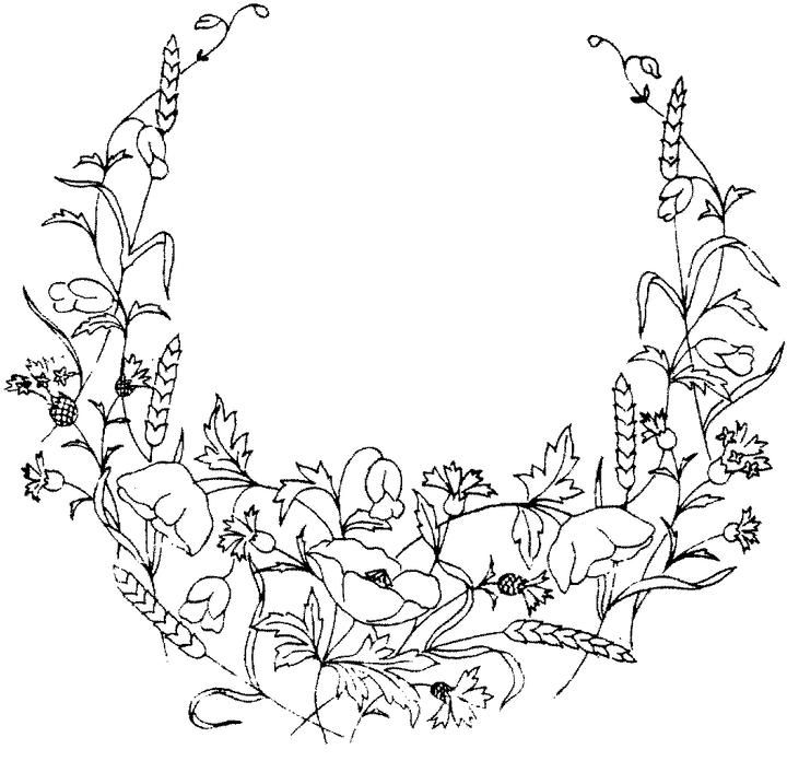 Flower coloring page embroidery flowers pattern embroidery patterns pattern coloring pages