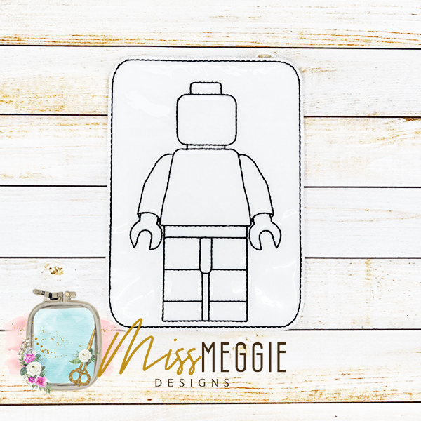 Flat coloring page building man draw face hair ith digital embroidery designs