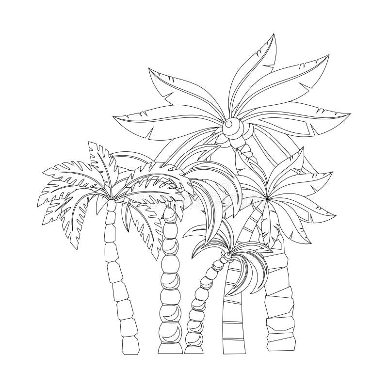Nature trees coloring pages stock illustrations â nature trees coloring pages stock illustrations vectors clipart