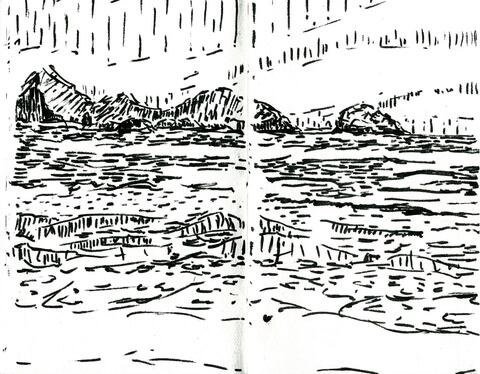 Nature sketch coloring page free printable coloring pages