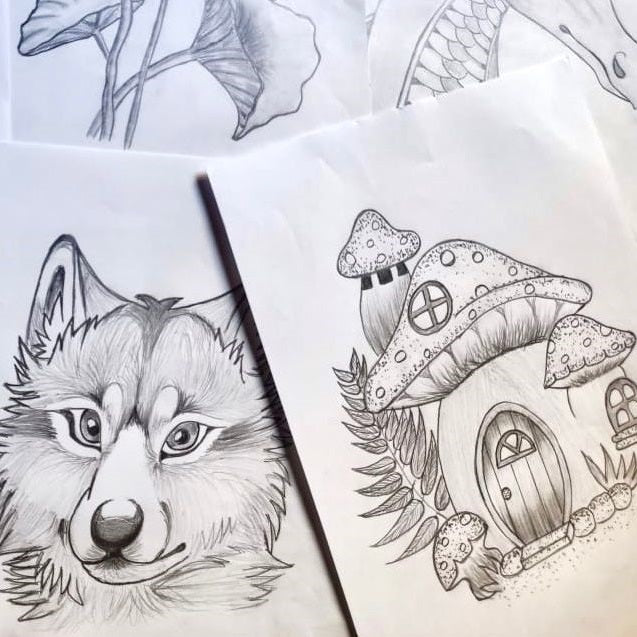 Nature sketching â