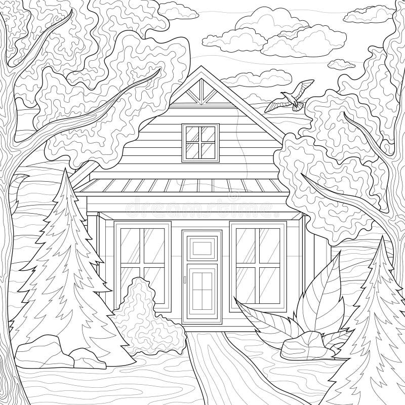 Nature trees coloring pages stock illustrations â nature trees coloring pages stock illustrations vectors clipart