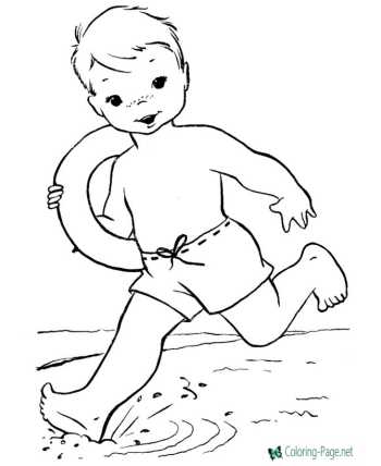 Nature coloring pages