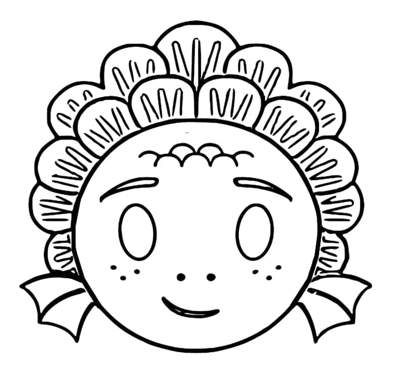 Luca emoji coloring page