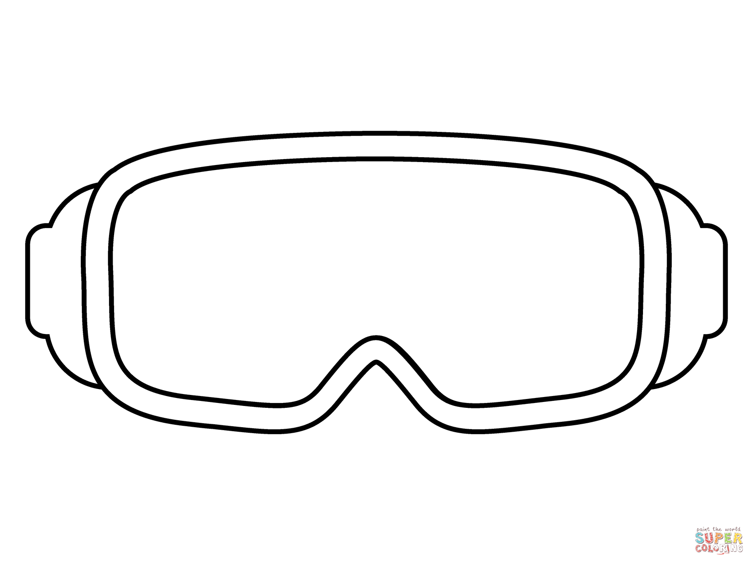 Goggles emoji coloring page free printable coloring pages