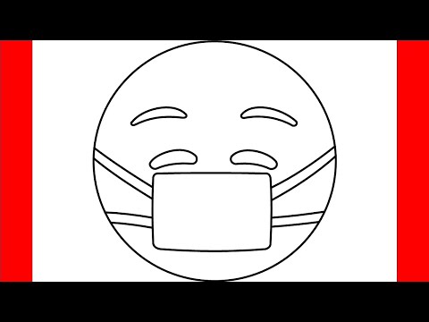 How to draw mask emoji