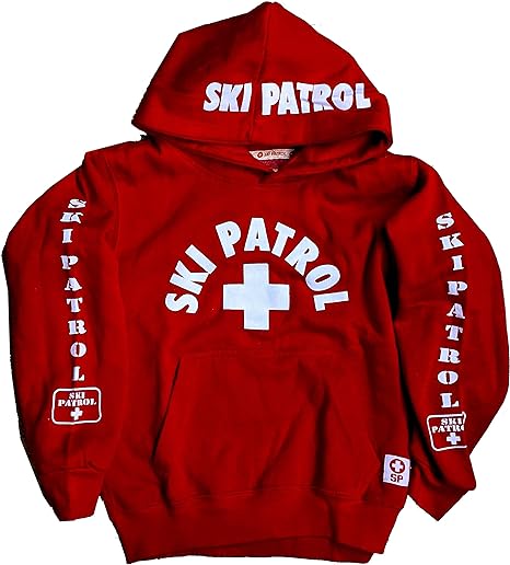 Lifeguard officially licensed youth ski patrol hoodie x