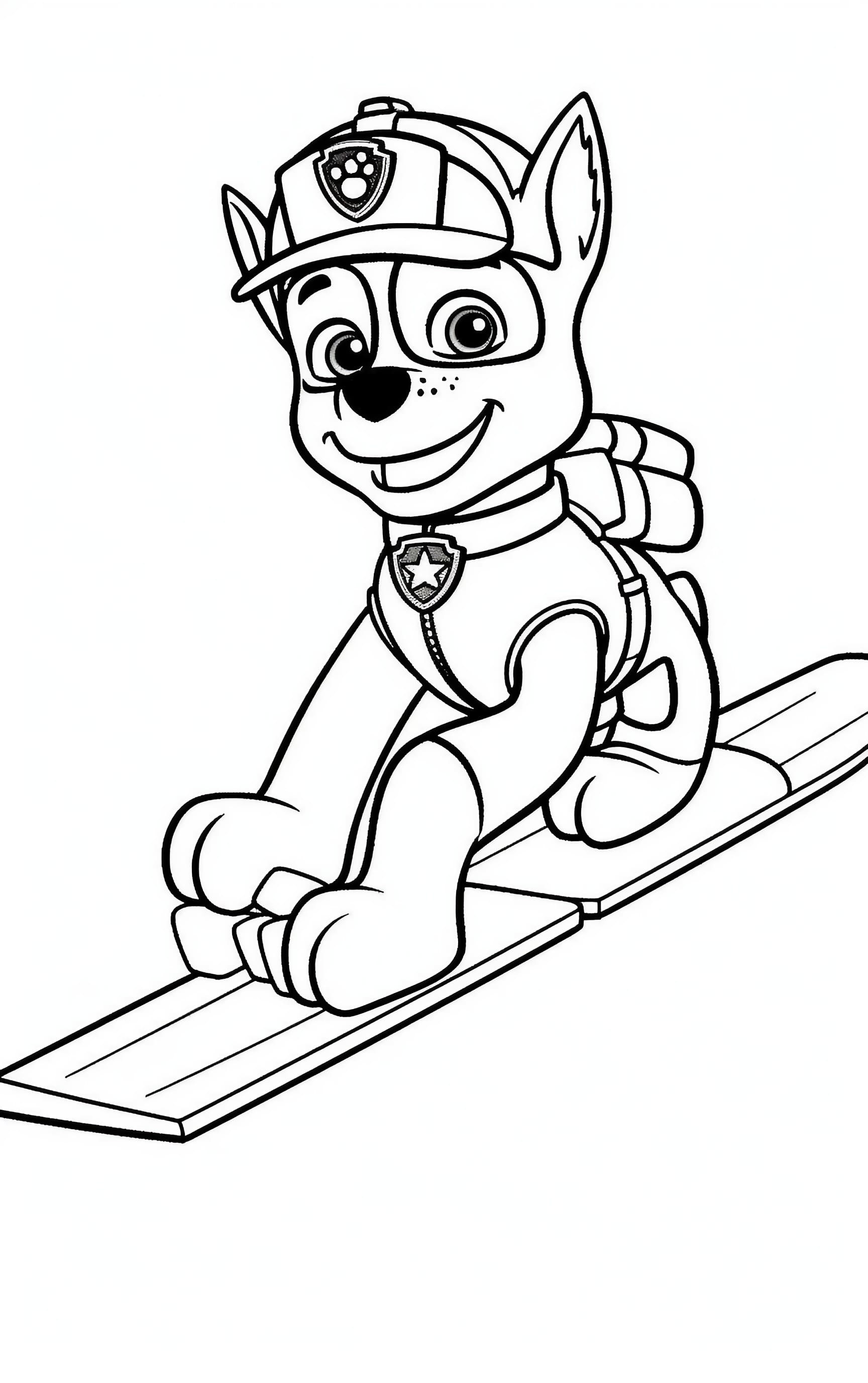 Paw patrol coloring pages for free printable