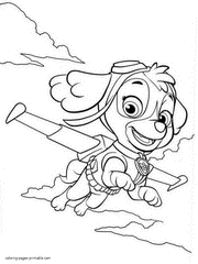 Paw patrol coloring pages