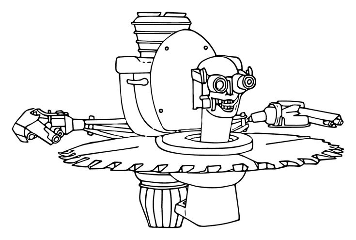 Skibidi toilet coloring pages