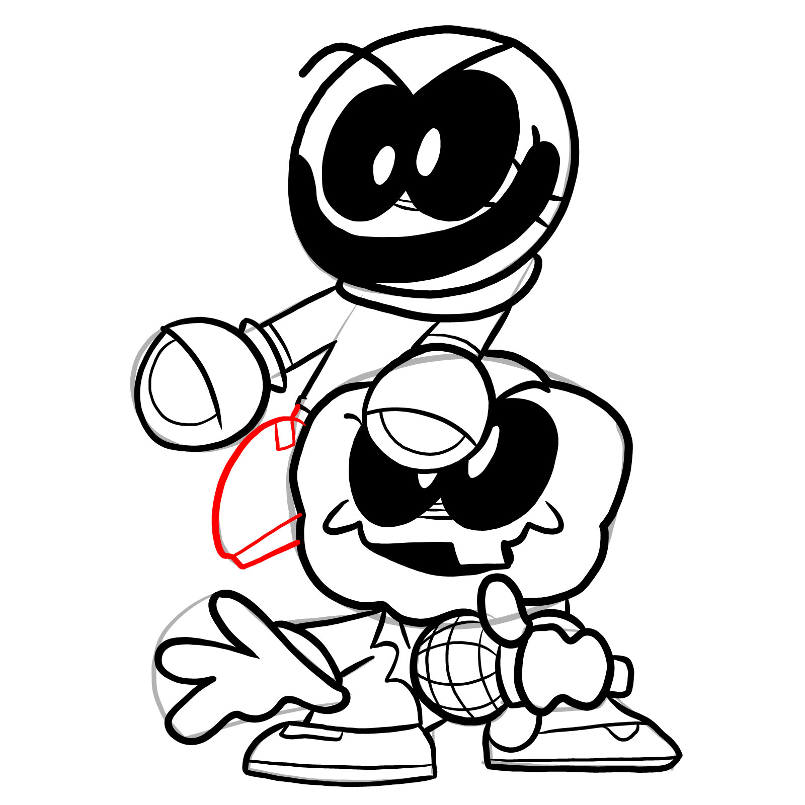 How to draw neo skid pump