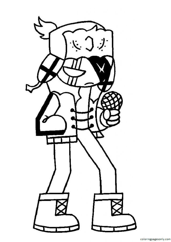 Friday night funkin coloring pages