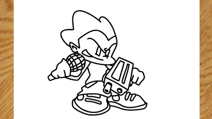 O desenhar skid and pump friday night funkin