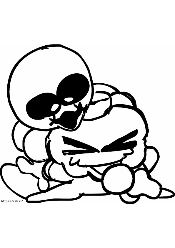 Bingo and rolly coloring page coloring page