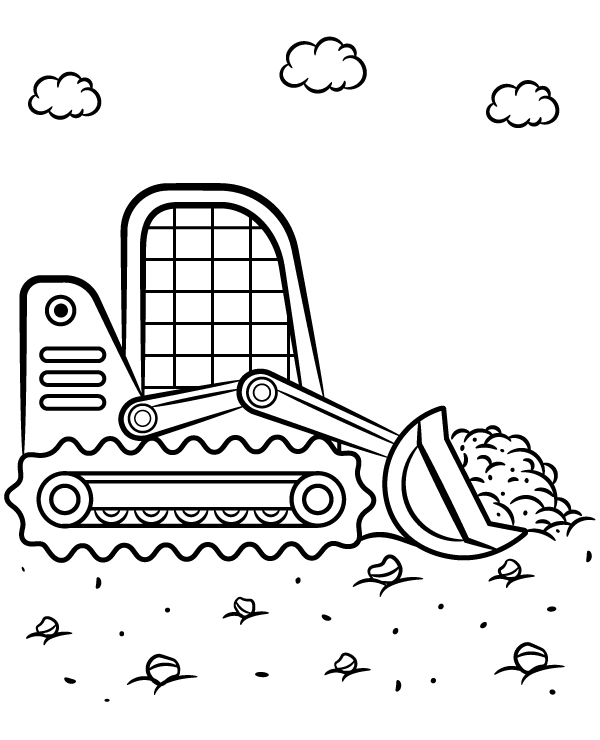 Print coloring page skid