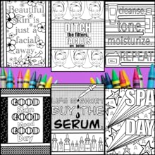 The esthetician coloring book vol self