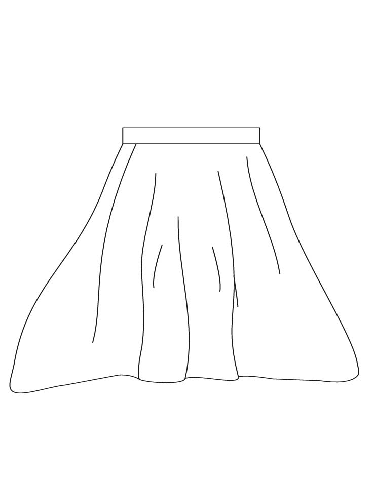 Skirt coloring pages download free skirt coloring pages for kids best coloring pages