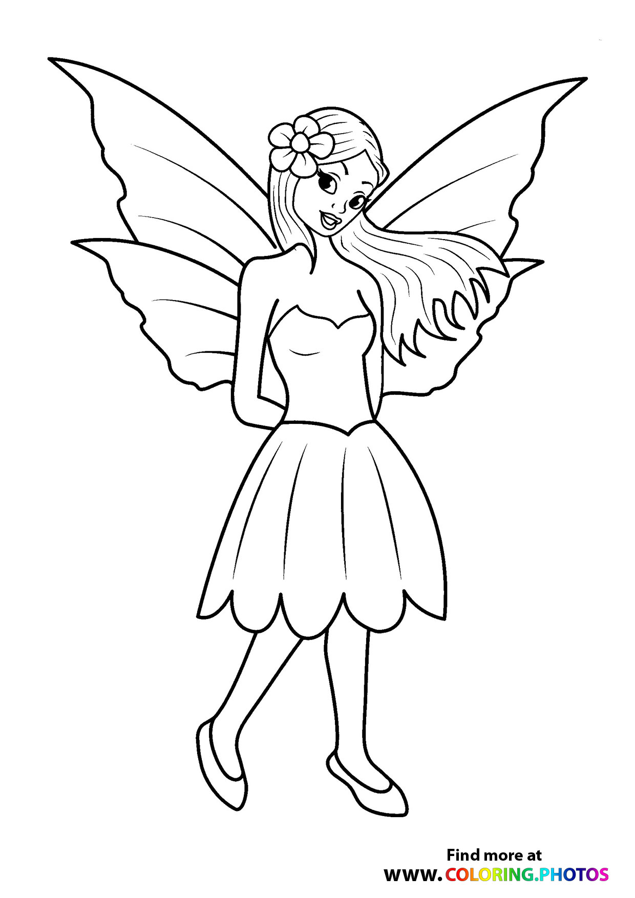 Fairy in a skirt