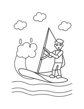 Summer time coloring pages for kids easy coloring with fun printable pdf