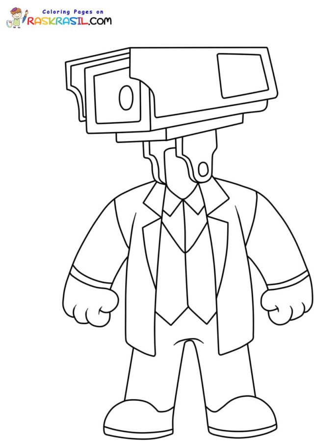 Skibidi toilet coloring pages printable for free download