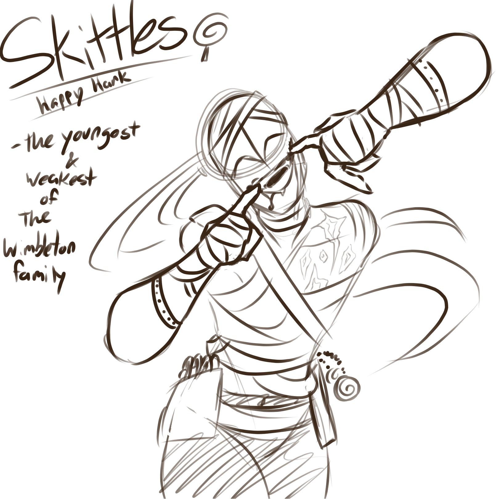 Eyestrain i got hit hard and fast with a need for neon and to draw skittles happyhank might draw the other hankssiblings rmadnessbat