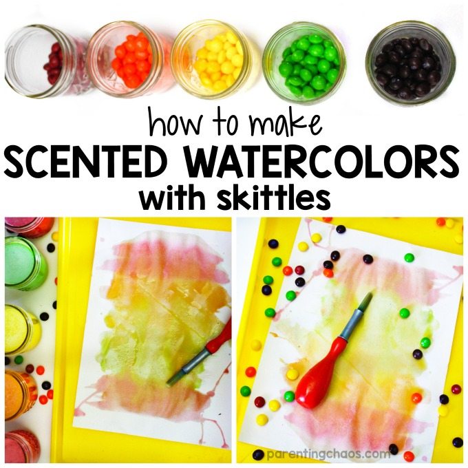 How to make skittles candy paint