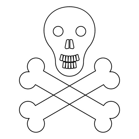 Skull crossbones stock vector illustration and royalty free skull crossbones clipart