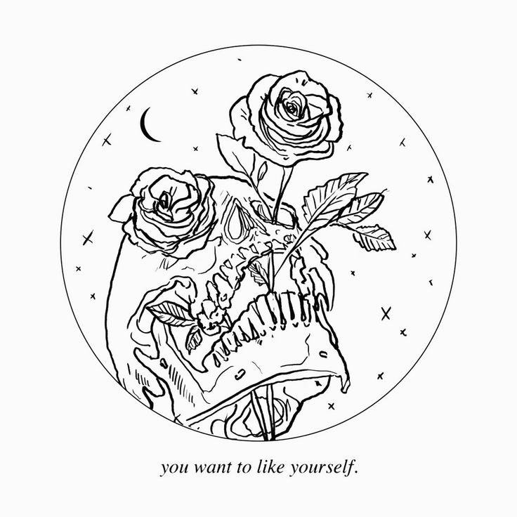 Grunge skull and roses coloring page rcoloringsheet