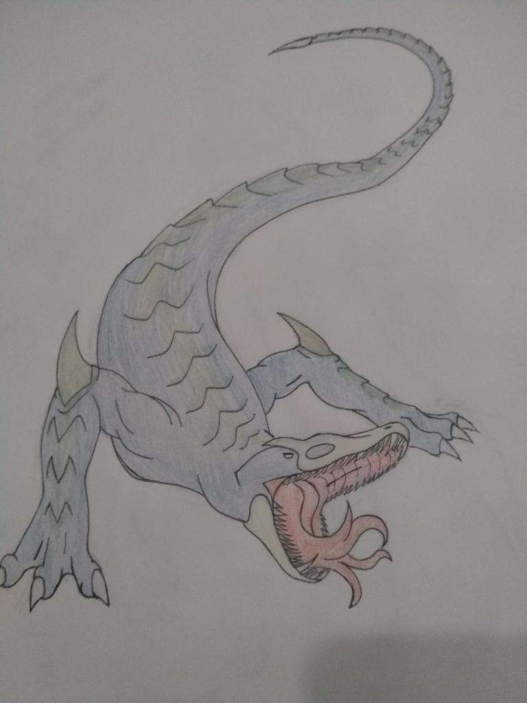 Skull crawler from kong skull island art amino