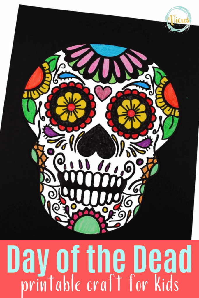 Day of the dead craft printable template