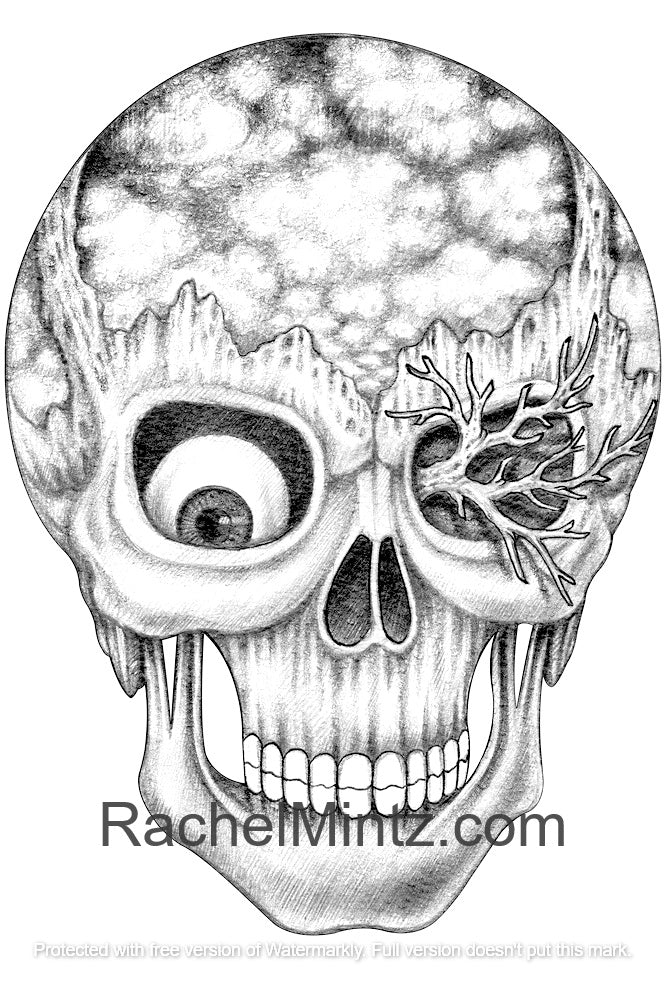Demonic skulls
