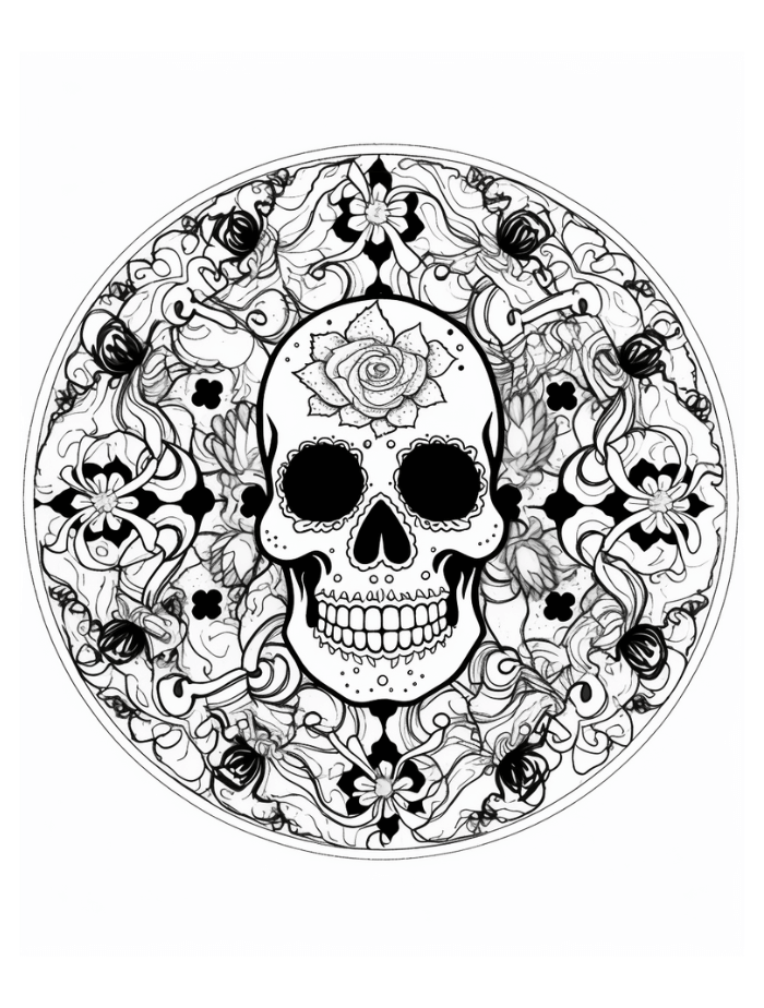 Mandala coloring pages hue therapy