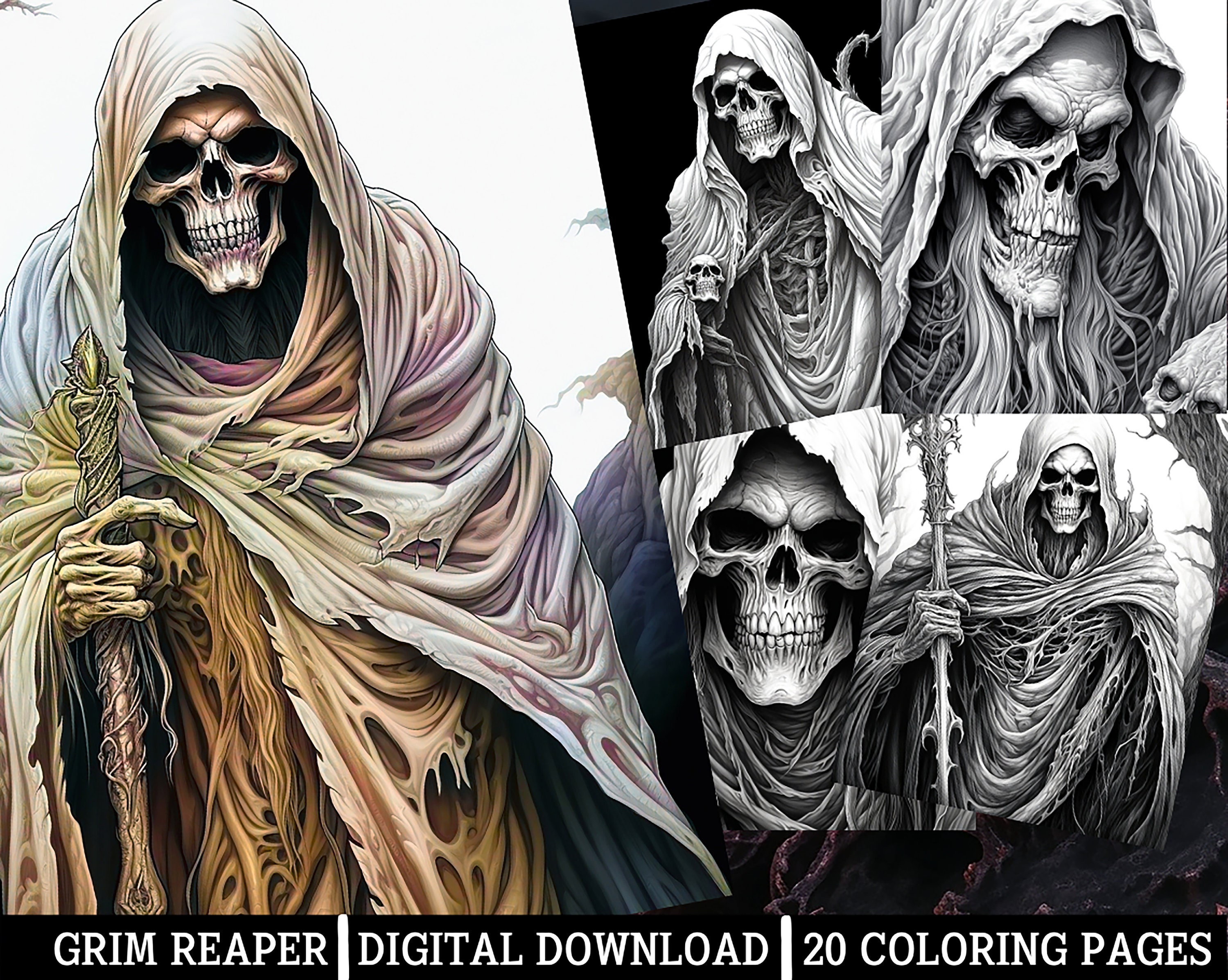 Reaper coloring book