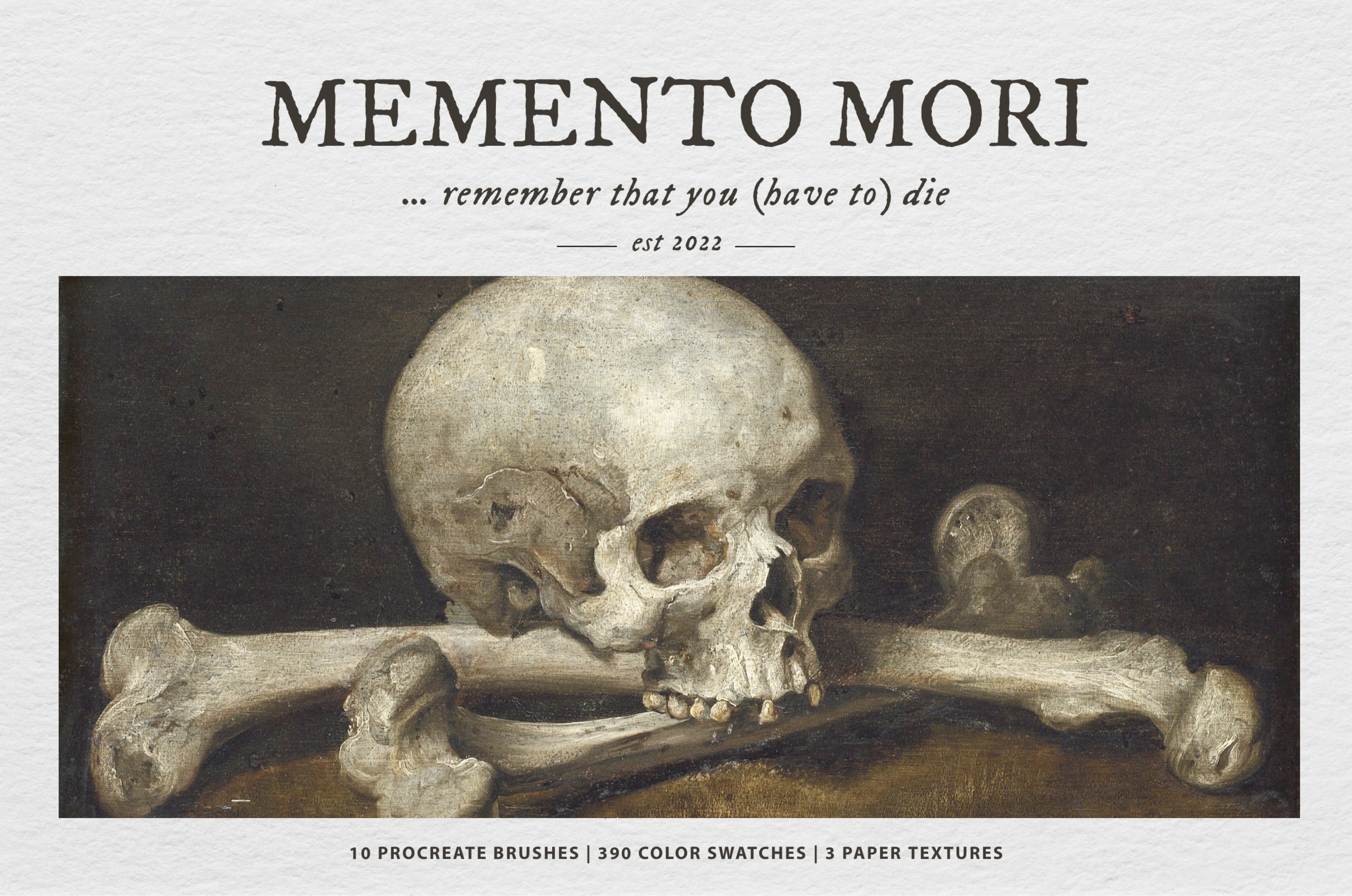 The memento mori procreate kit