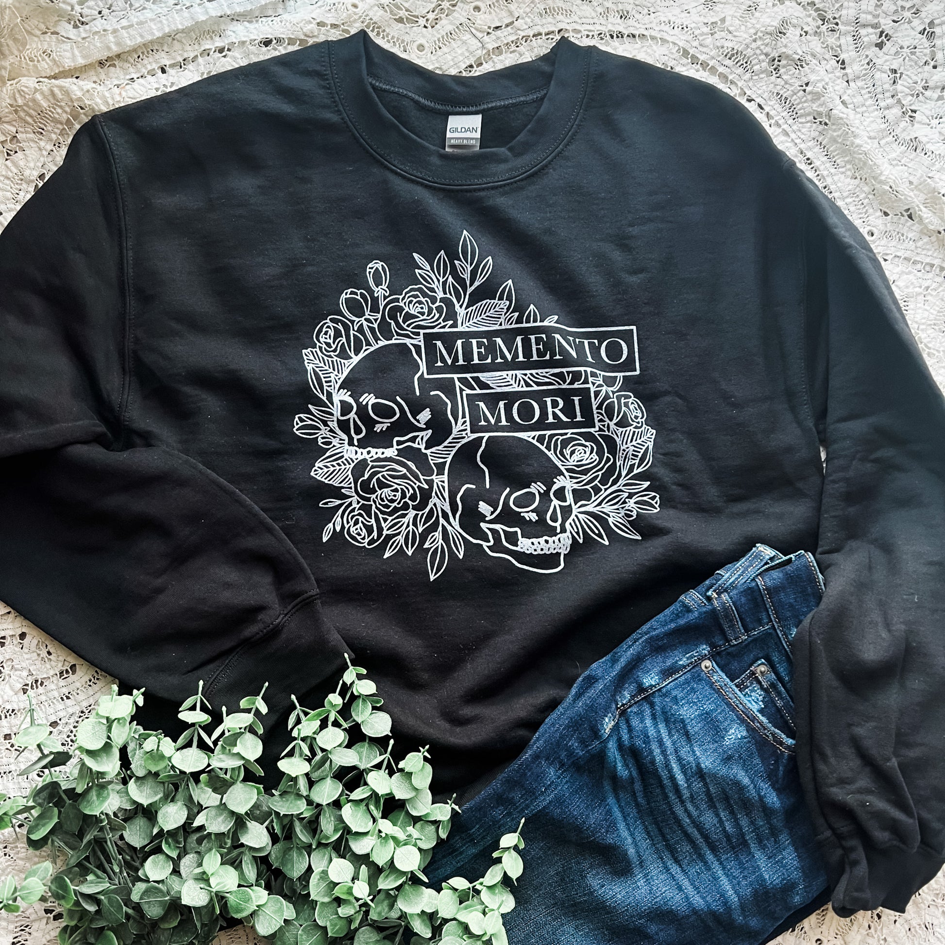 Memento mori unisex sweatshirt â the little rose shop
