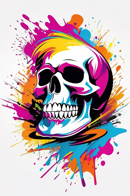 Page color skull images