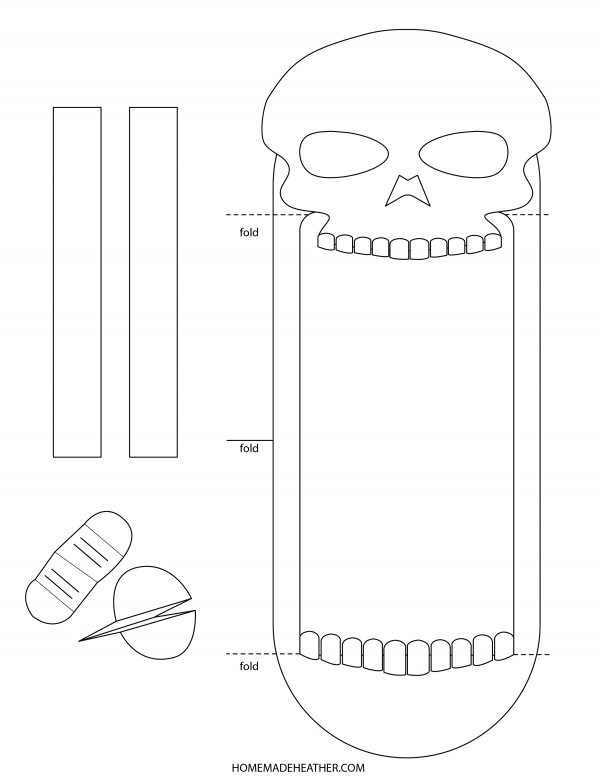 Free halloween puppet printables homemade heather