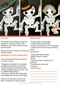 Skeleton puppet
