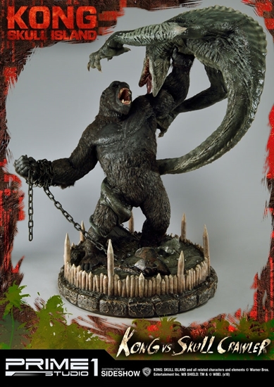 Kong vs skull crawler prime one sideshow statue