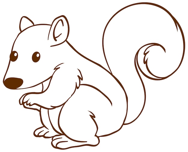 Page skunk coloring page images