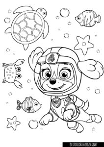 Paw patrol coloring pages