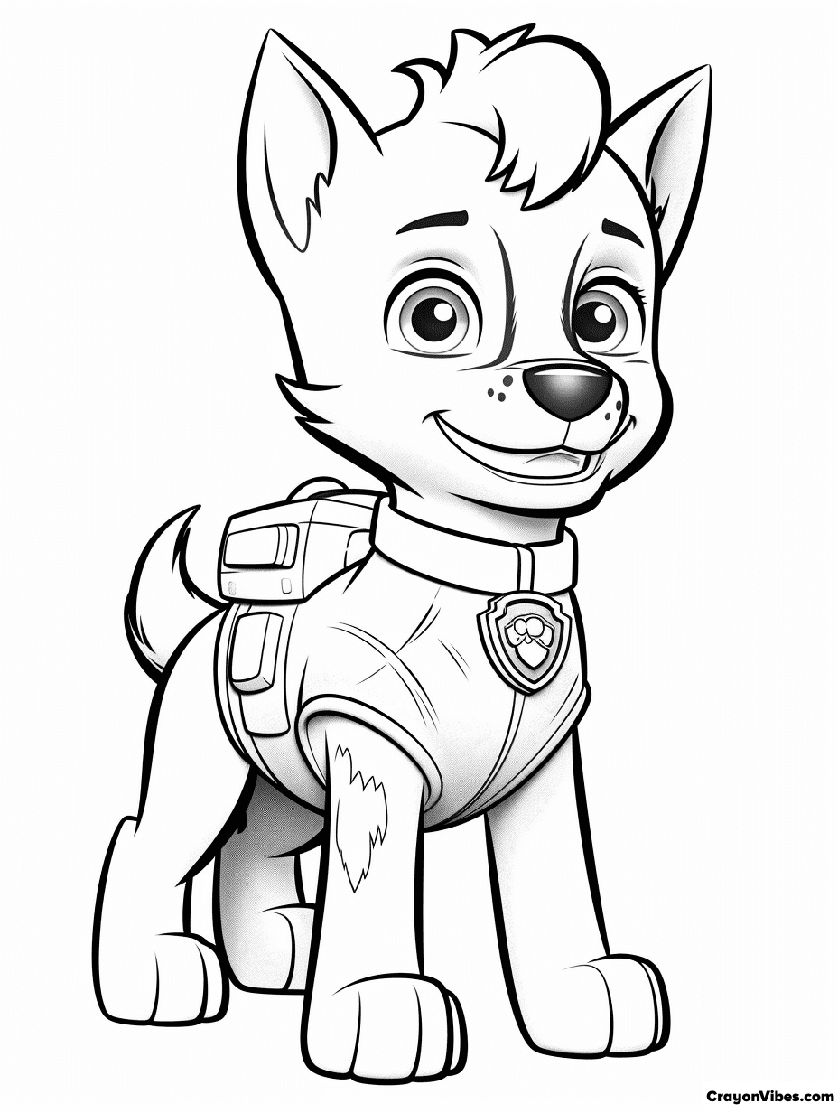Skye paw patrol coloring pages free printables for kids adults