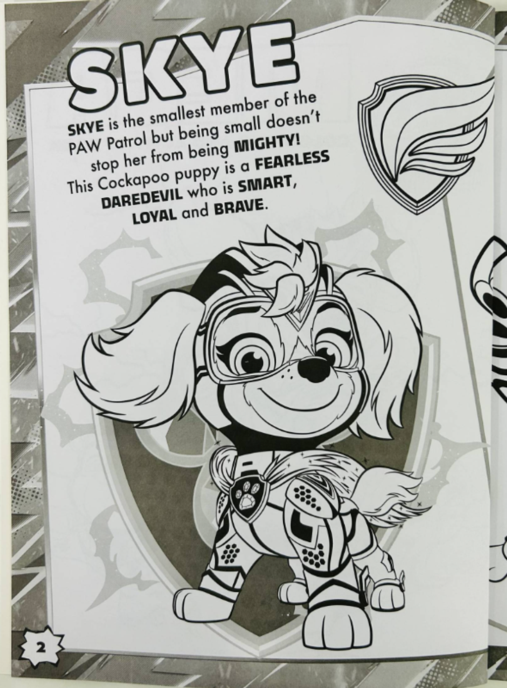 Paw patrol the mighty movie mega colouring â