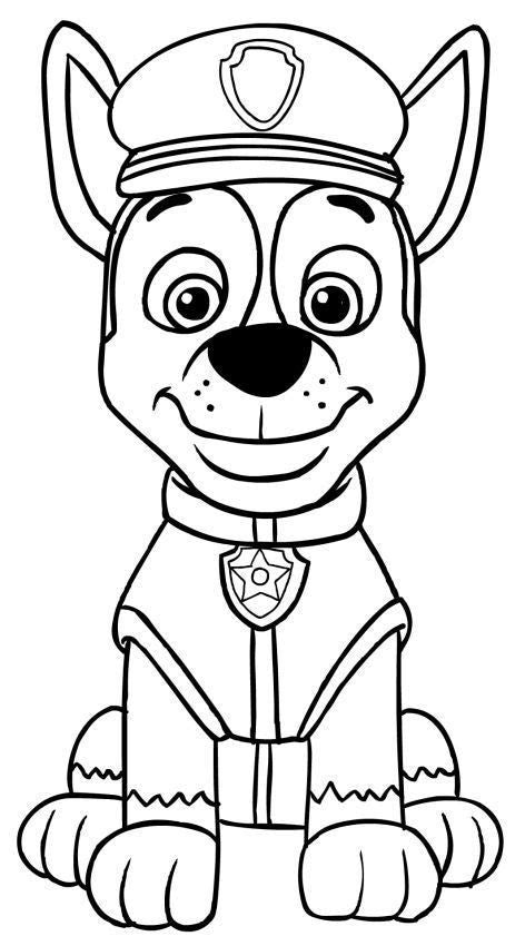 Paw patrol chase â readysetpaintbox