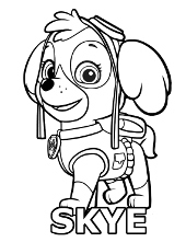 Paw patrol coloring pages for free