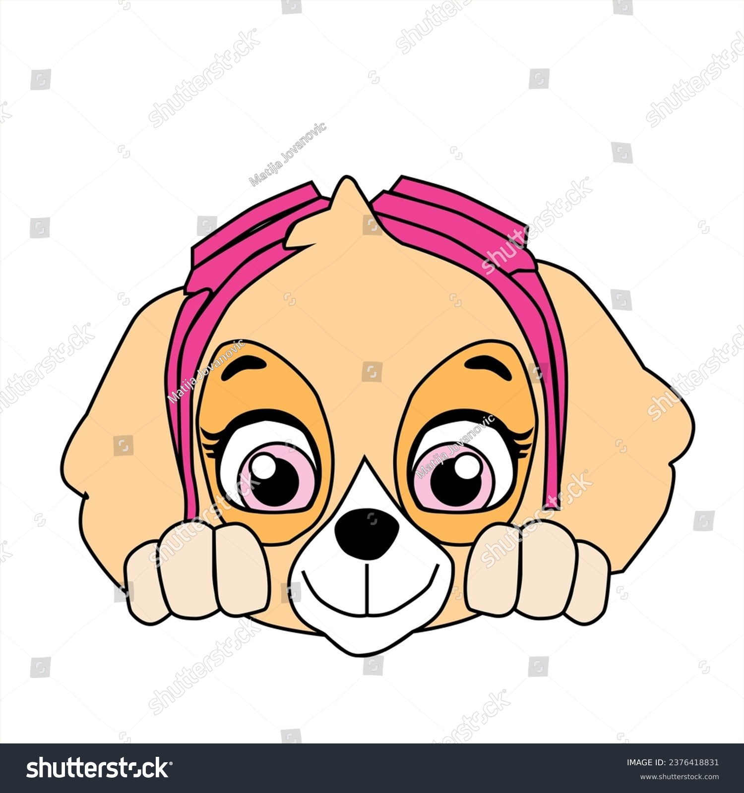 Paw patrol skye over royalty