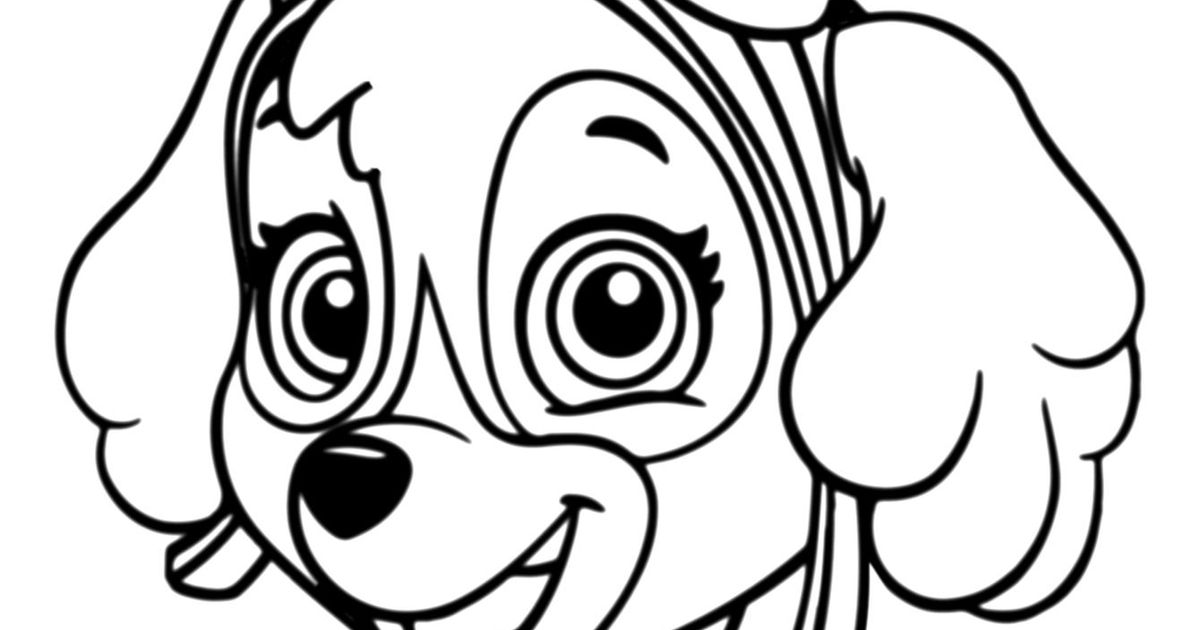 Paw patrol skye cookie cutter and stamp by x puter download free stl model